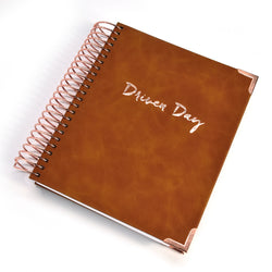 Driven Day Standard January 2025 Wire-bound Tweed Daily Planner- Achieve your Dreams  and Prioritize Your Day With Daily, Weekly, and Monthly Views.